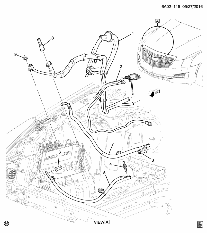 GM 84417084 Cable Assembly, Strtr Sol