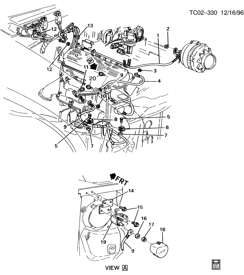GM 12060098 Wire Assembly, Generator