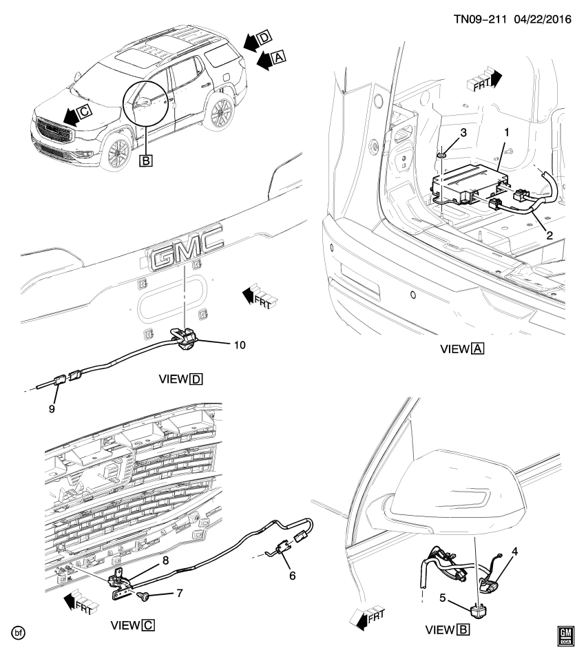 GM 84560572 Module Assembly, Video Processing