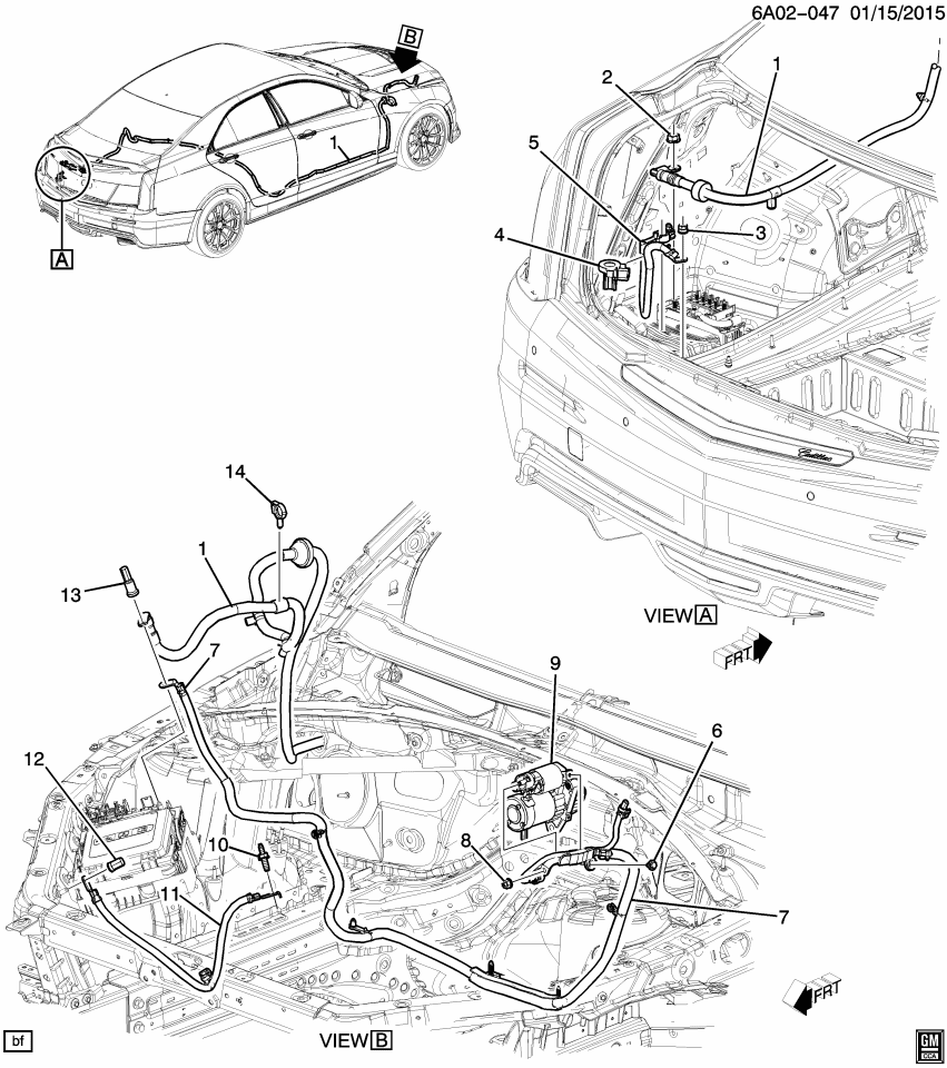 GM 84417086 Cable Assembly, Strtr Sol