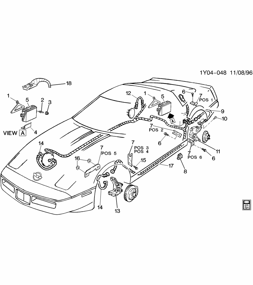 GM 10052273 Sensor Assembly, Wheel Speed