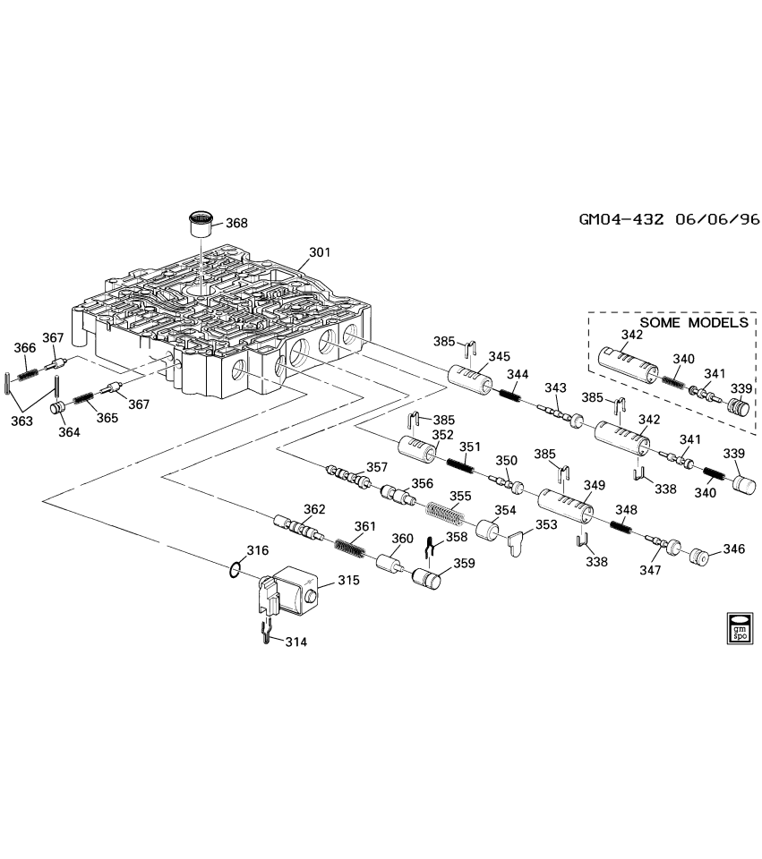 GM 8651527 Retainer, 3-2 Man Downshift Valve Bore Plug