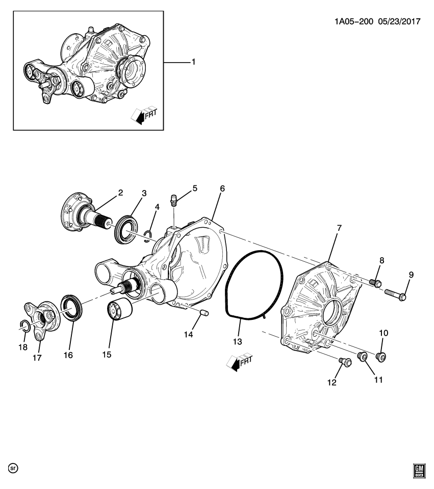 GM 11548958 Bolt, Differential Carrier Cover