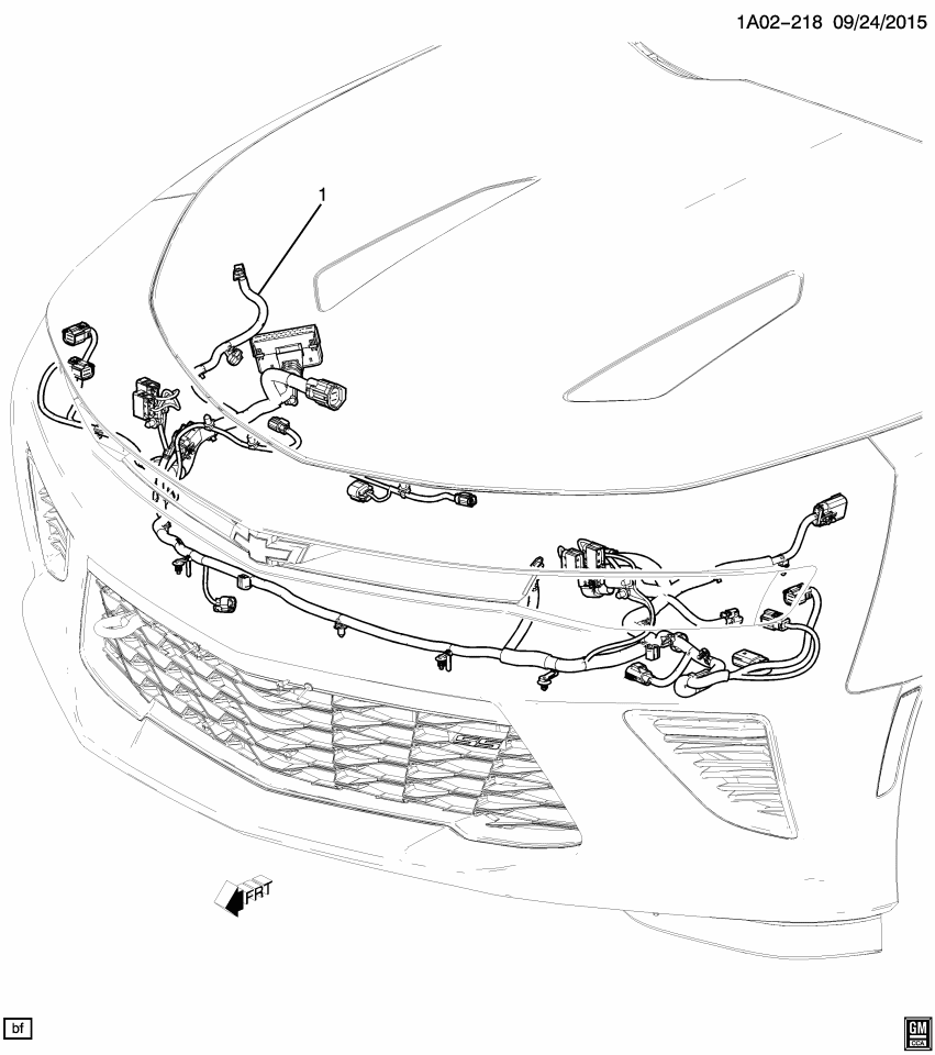 GM 84618905 Harness Assembly, Fwd Lp Wrg