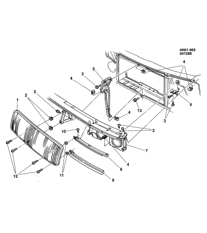 GM 25535545 Panel Assembly, Front End Sheet Metal Cross