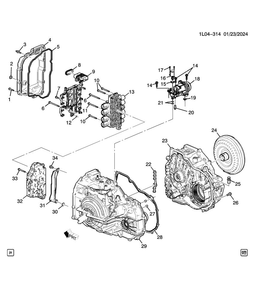 GM 24266056 Valve, Automatic Transmission Auxiliary Fluid Accumulator Bleeder