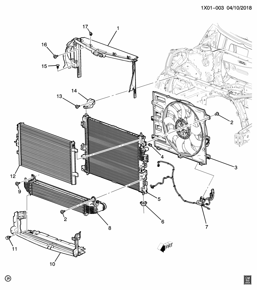 GM 84586411 Harness Assembly, Eng Cool Fan Wrg