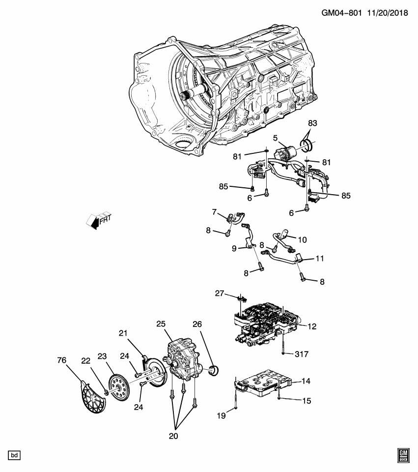 GM 24297622 Harness Assembly, A/Trns Wrg (Pass, Thru)