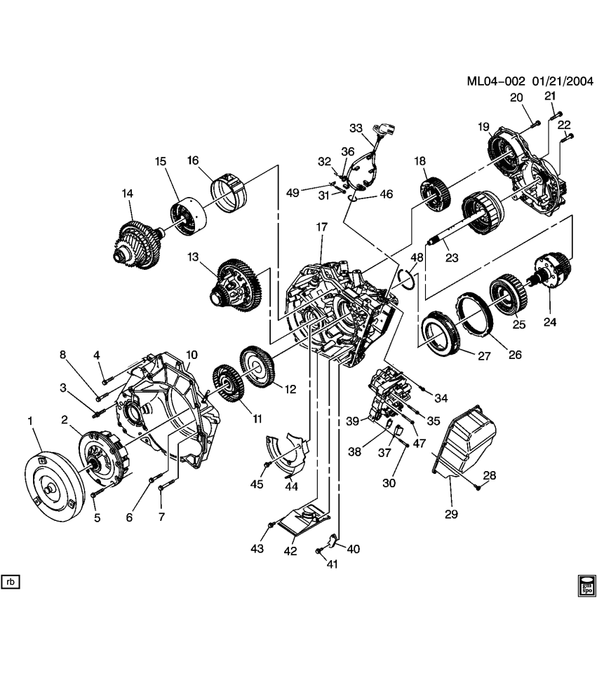 GM 24220595 Seal,Automatic Transmission Wiring Connect (O Ring)