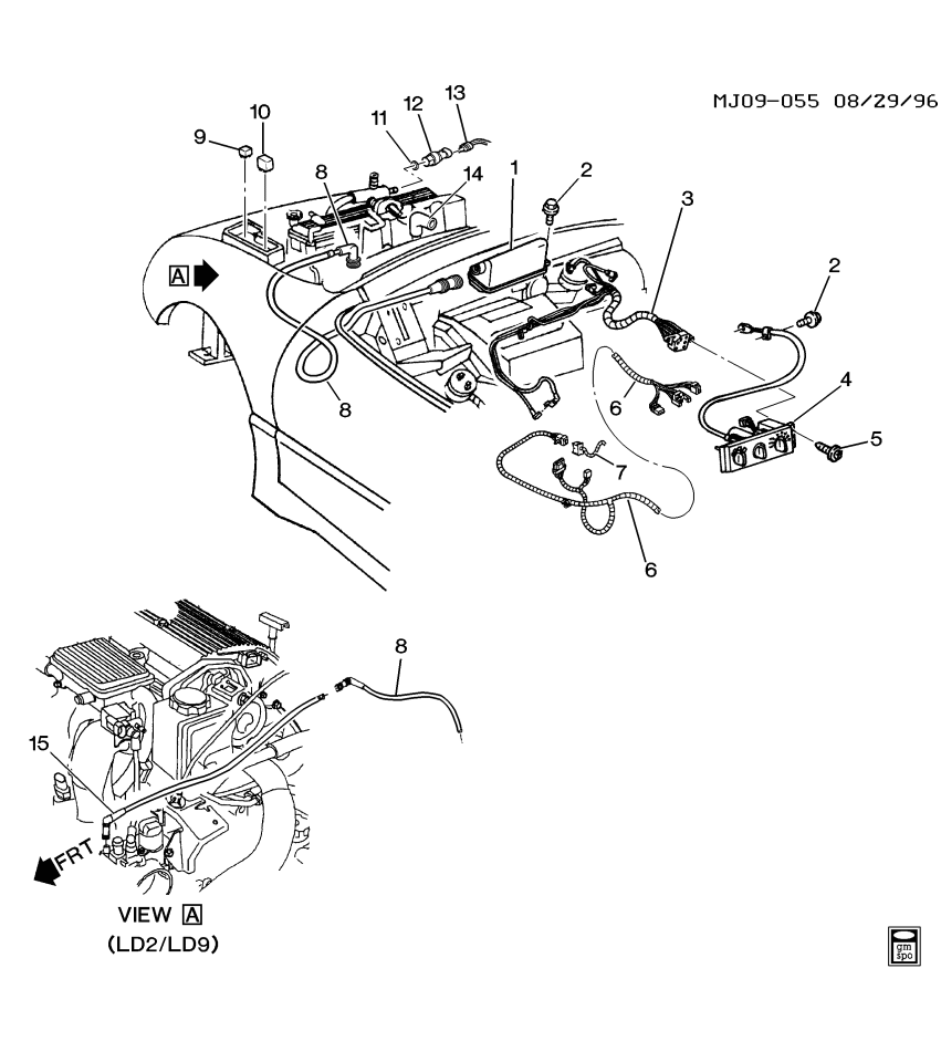 GM 12186661 Hose,Heater & A/C Control Vacuum Source