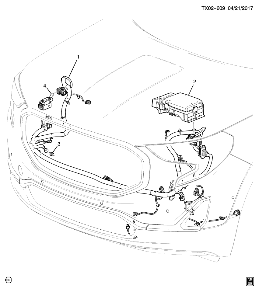 GM 84193560 Harness Assembly, Fwd Lamp Wiring