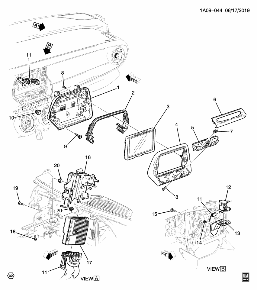 GM 84849536 Control Assembly, Am/Fm Stereo Rdo