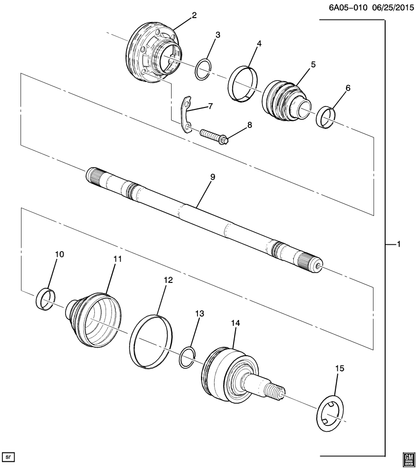 GM 84449179 Clamp, Rear Whl Drv Shf Inr Cv Jt Boot Inr