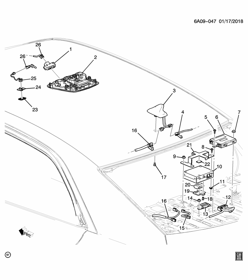 GM 84449828 Module Assembly, Comn Interface (W/ M / Tel Xcvr) Ec
