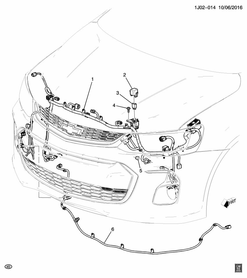 GM 42582669 Harness Assembly, Fwd Lamp Wiring