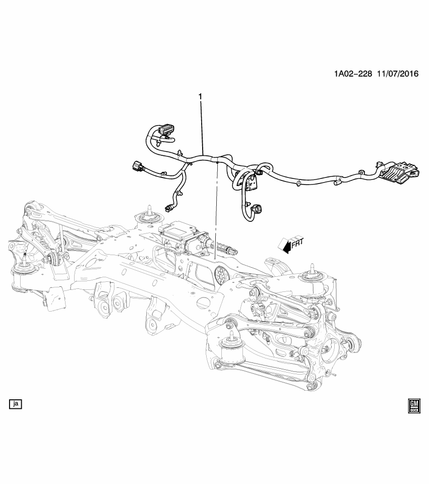 GM 84626025 HARNESS ASM-CHAS WRG