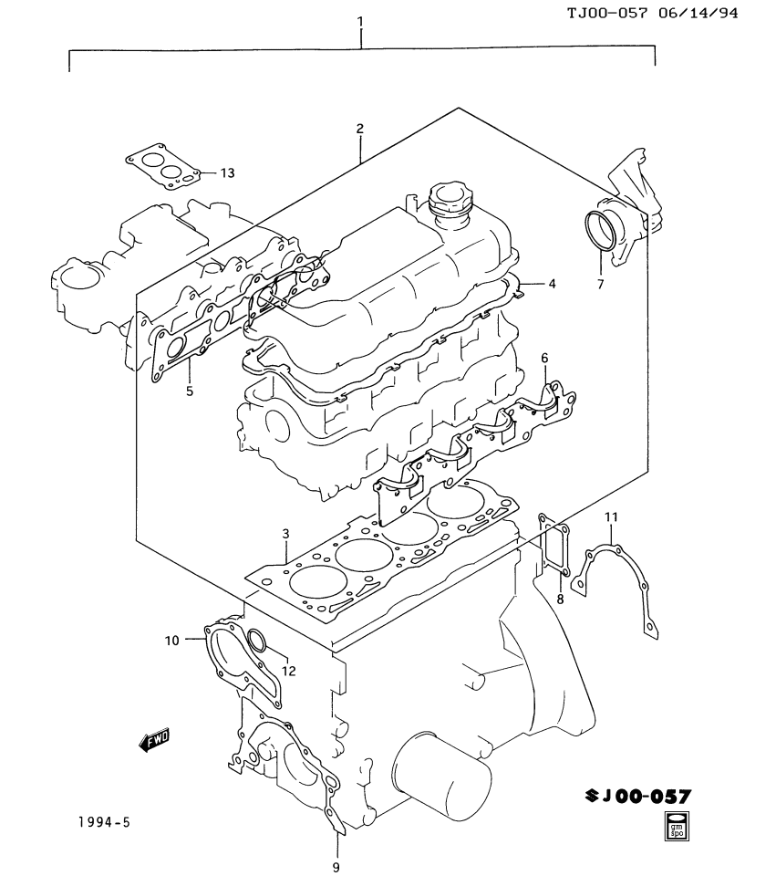 GM 96069429 Insulator,Carb Heat