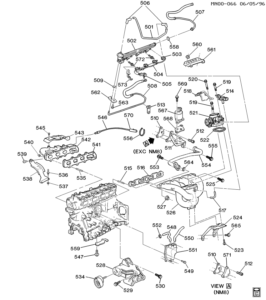 GM 15301413 Harness Assembly, Fuel Injector Wiring