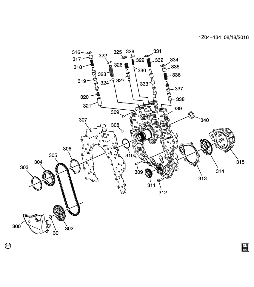 GM 24044724 PUMP KIT,A/TRNS FLUID (W/TURBINE SHAFT)