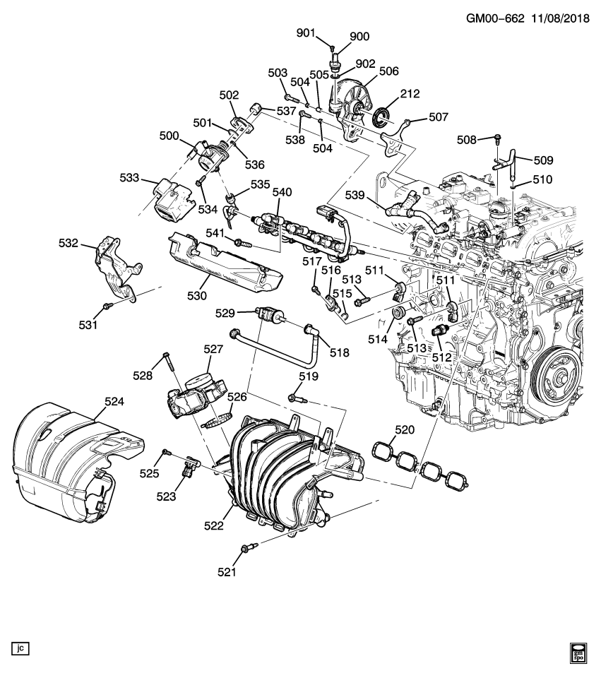 GM 12690813 Gasket Kit, F/Injn Pump