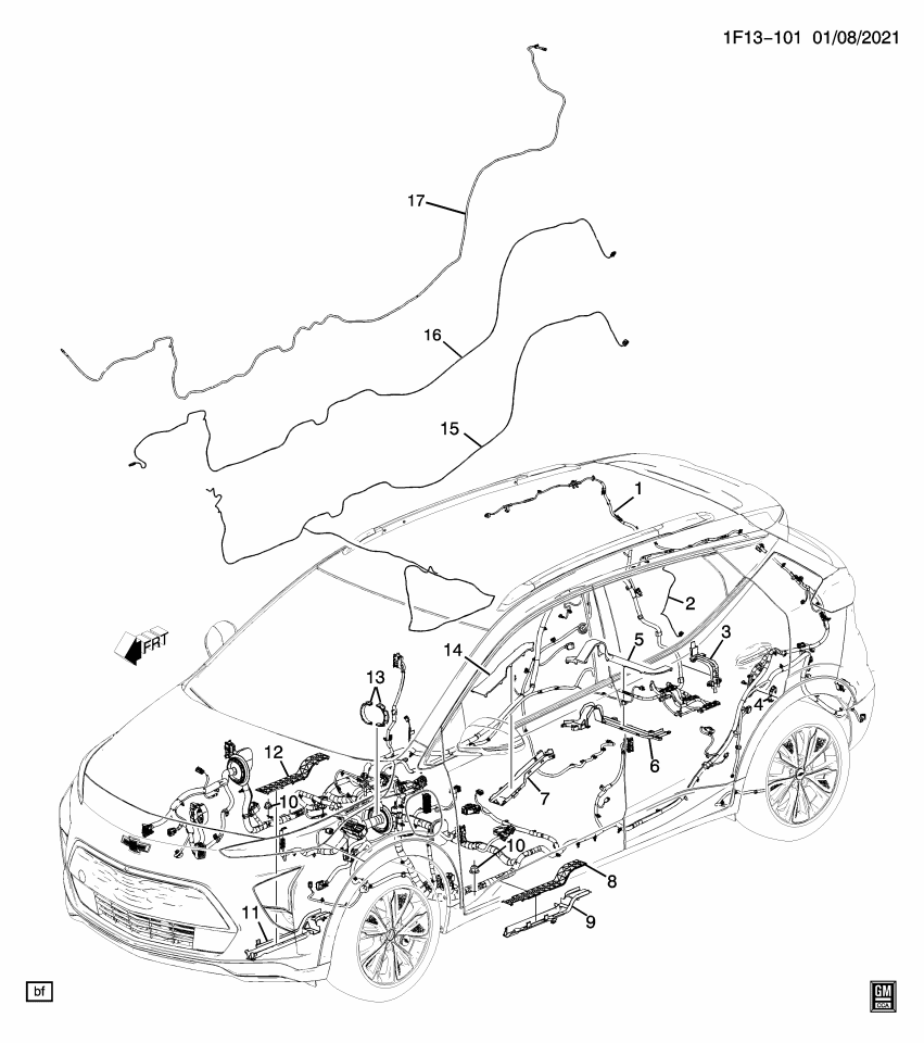 GM 42784699 Harness Assembly, Body Wrg