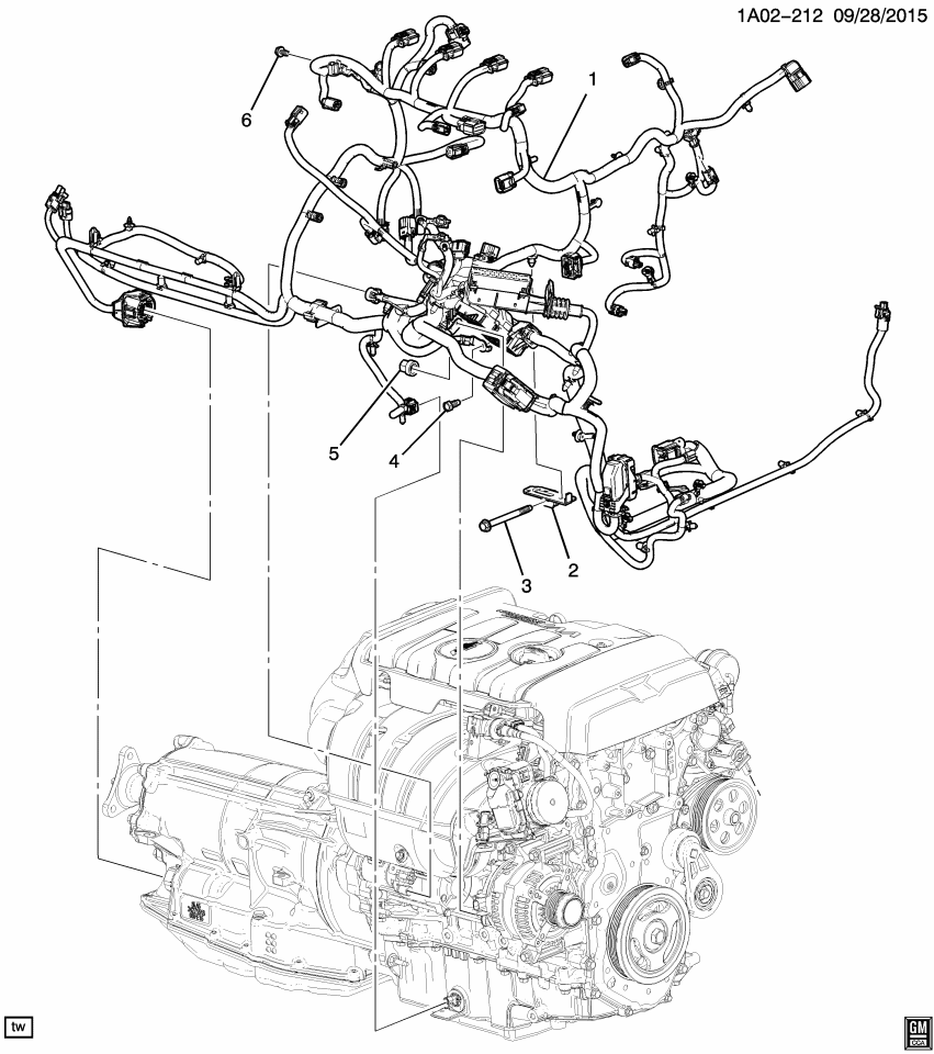 GM 84611074 Harness Assembly, Eng Wrg