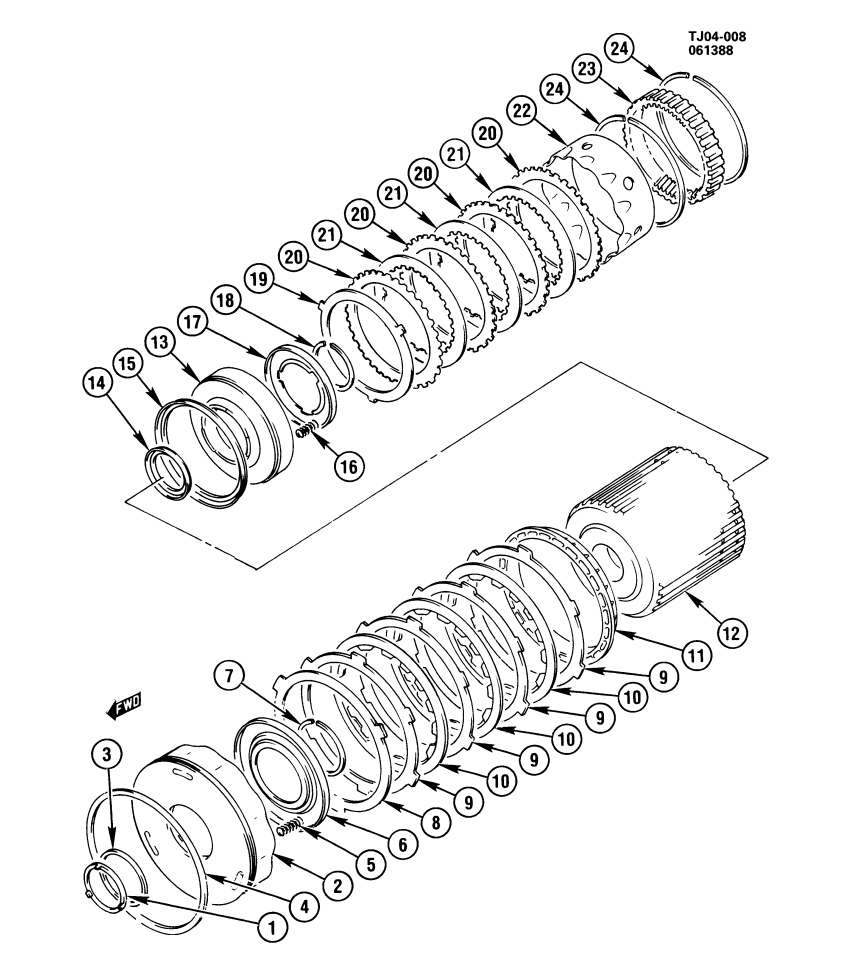 GM 96040582 PLATE, Transmission Clutch