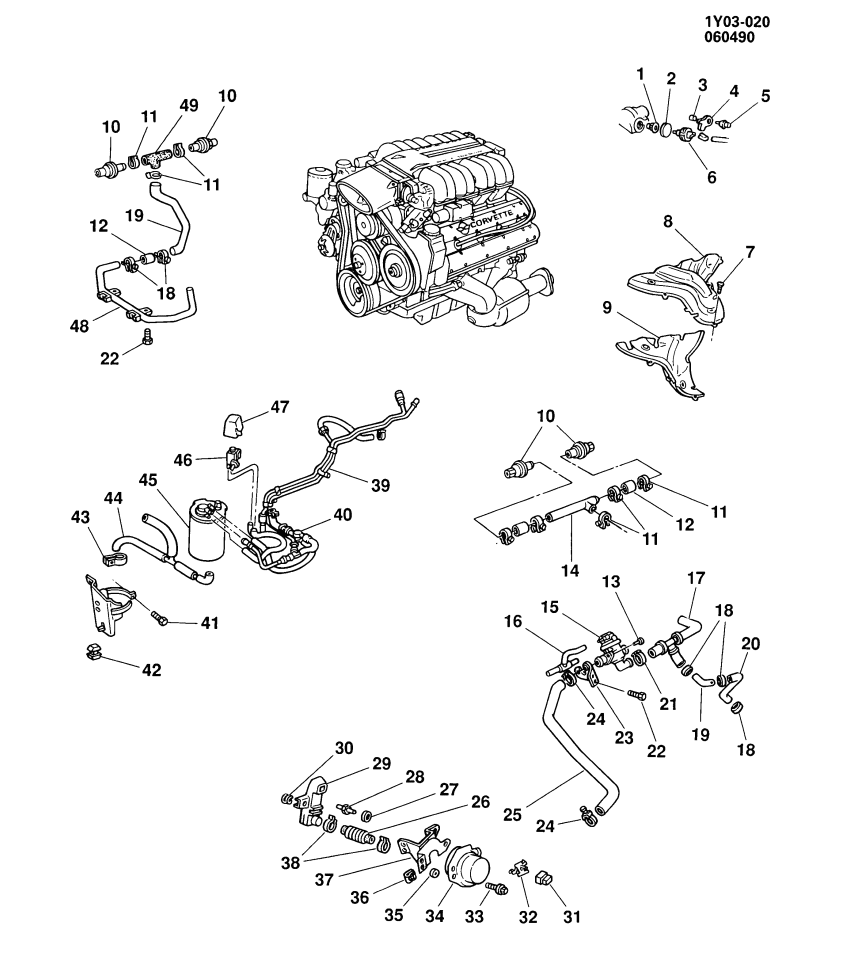 GM 14104700 Bracket Assembly, Air Injection Pump