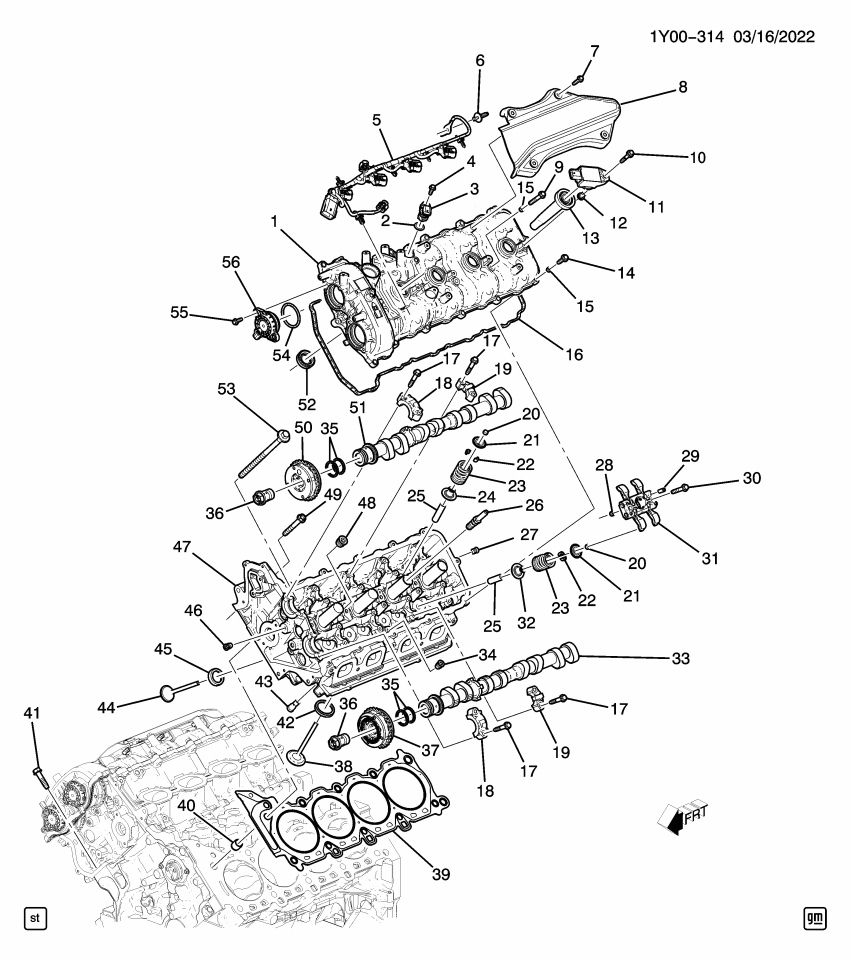 GM 12625433 Pin, Crankshaft Position Sensor Exciter Ring Locating