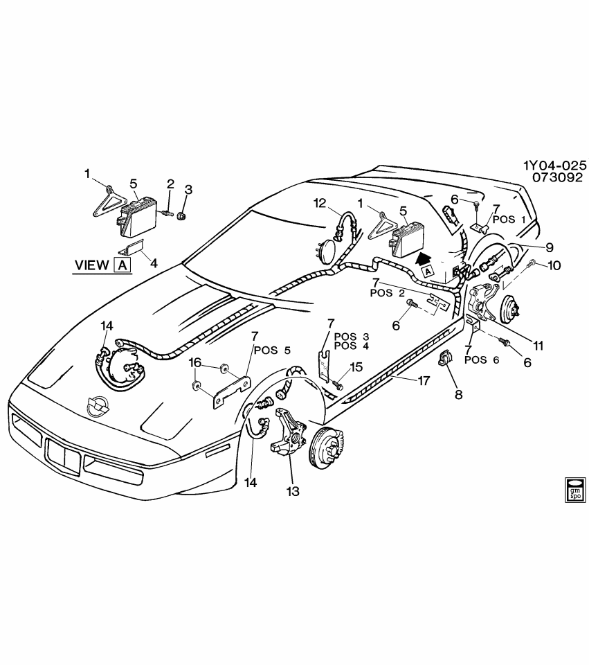 GM 10052274 Sensor Assembly, Wheel Speed