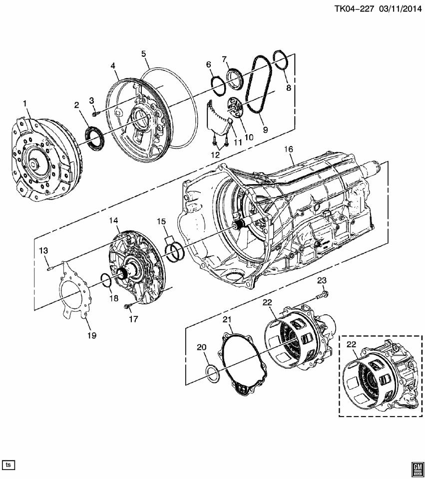 GM 24290216 Converter Assembly, Torq