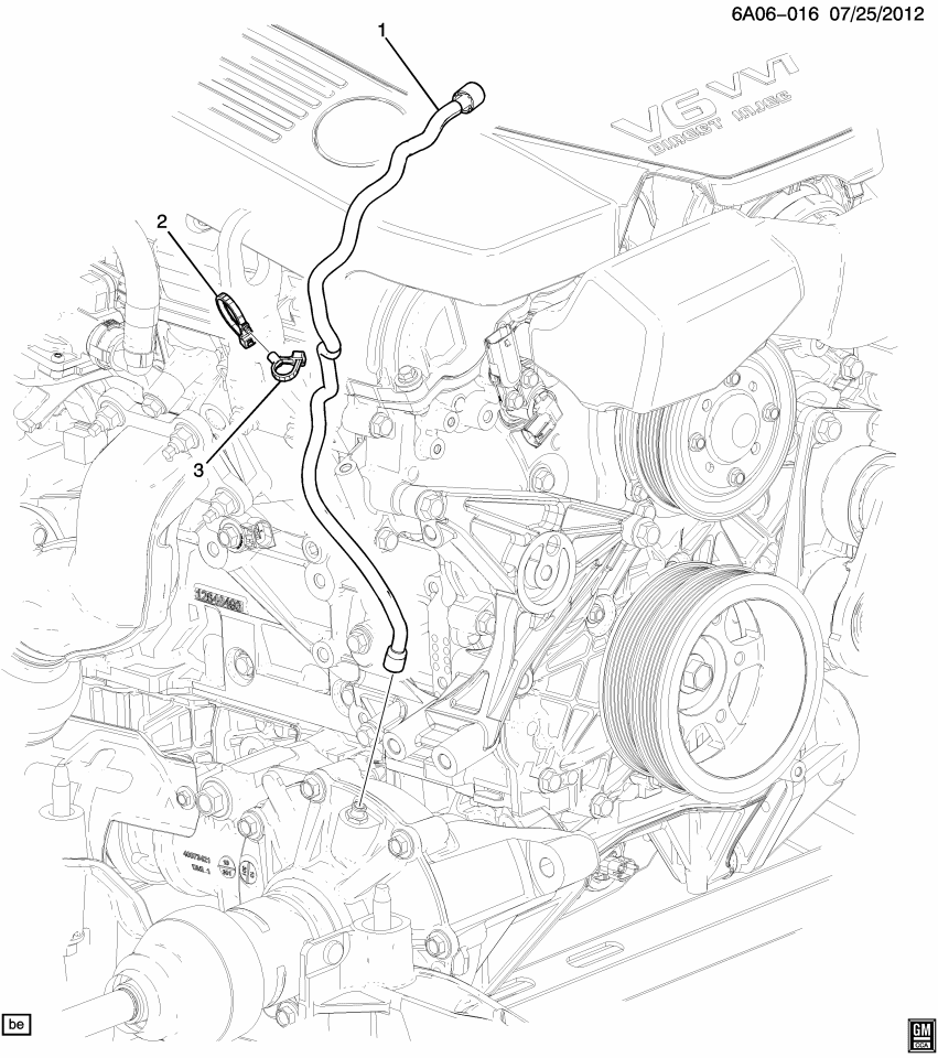 GM 22963349 Hose Assembly, Front Axle Vent