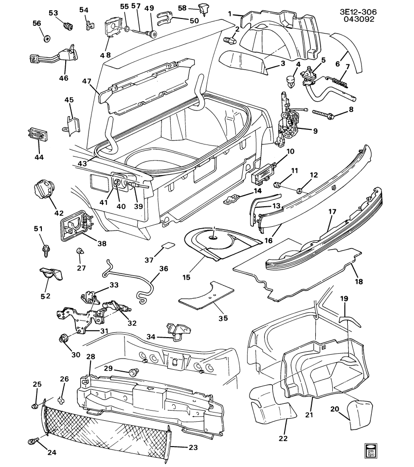 GM 20723478 W/Strip Assembly, C/Lid