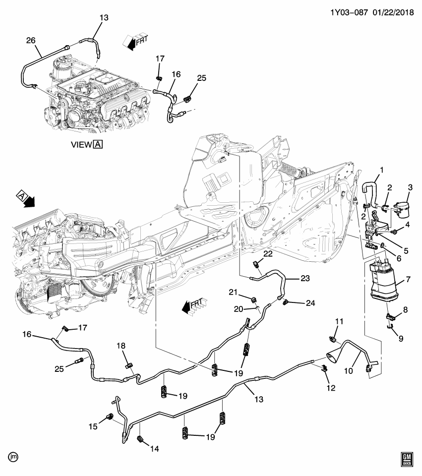 GM 11546981 Clip, Poa Service Part Only