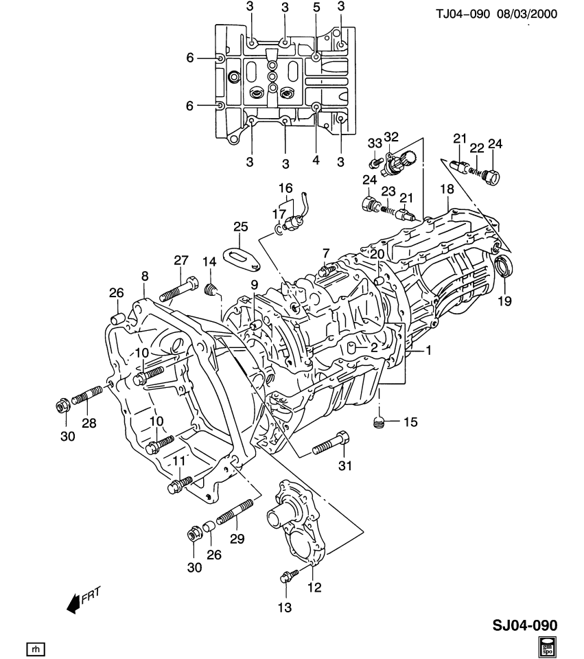 GM 96064766 Seal,Main Shaft