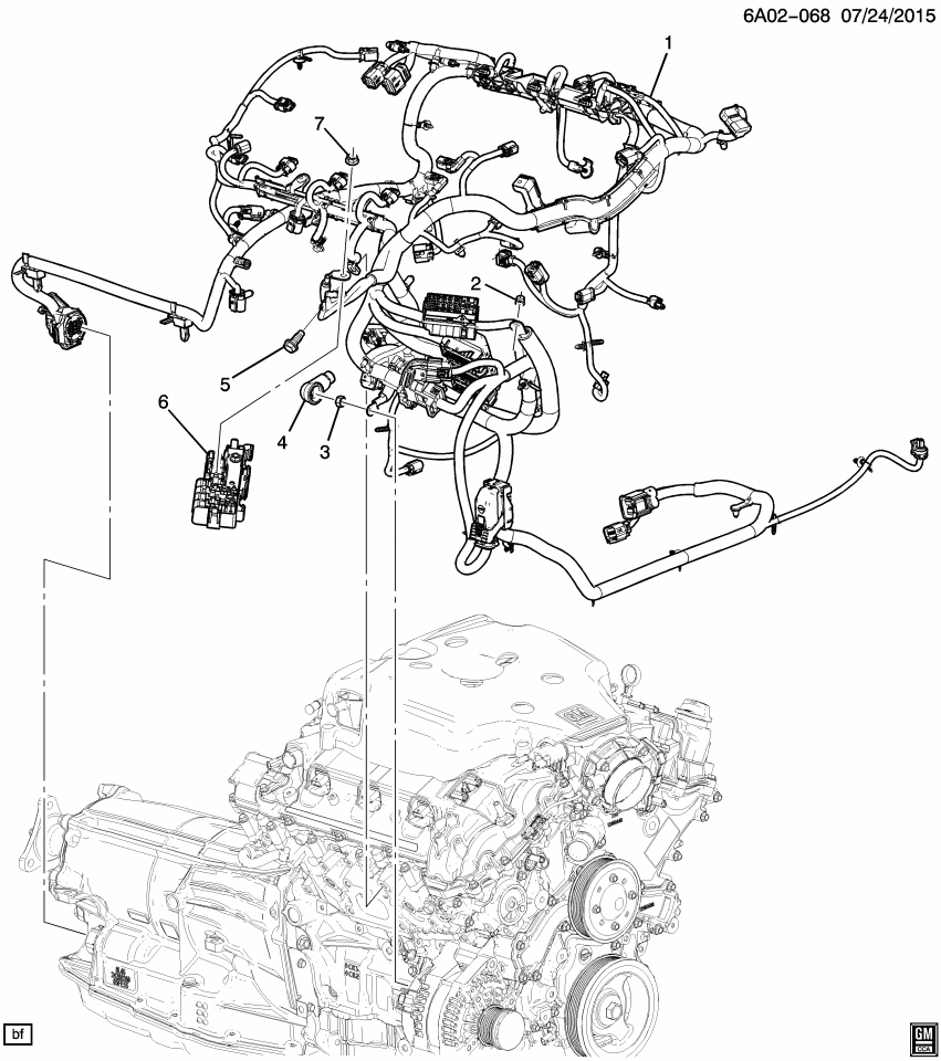 GM 84387323 Harness Assembly, Eng Wrg