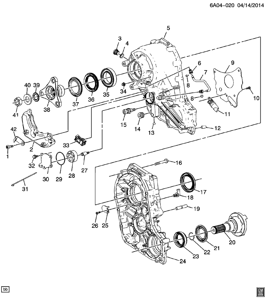 GM 84154807 Transfer Case Assembly