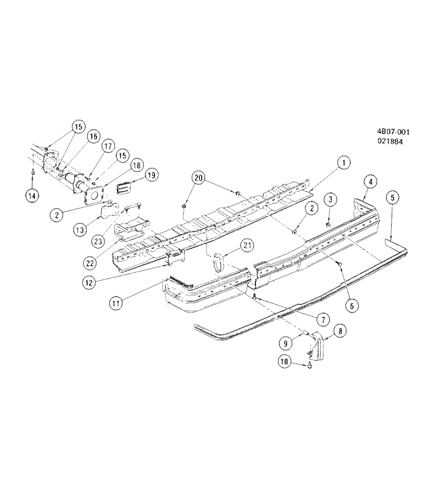 GM 25505311 Guard,Rear Bumper