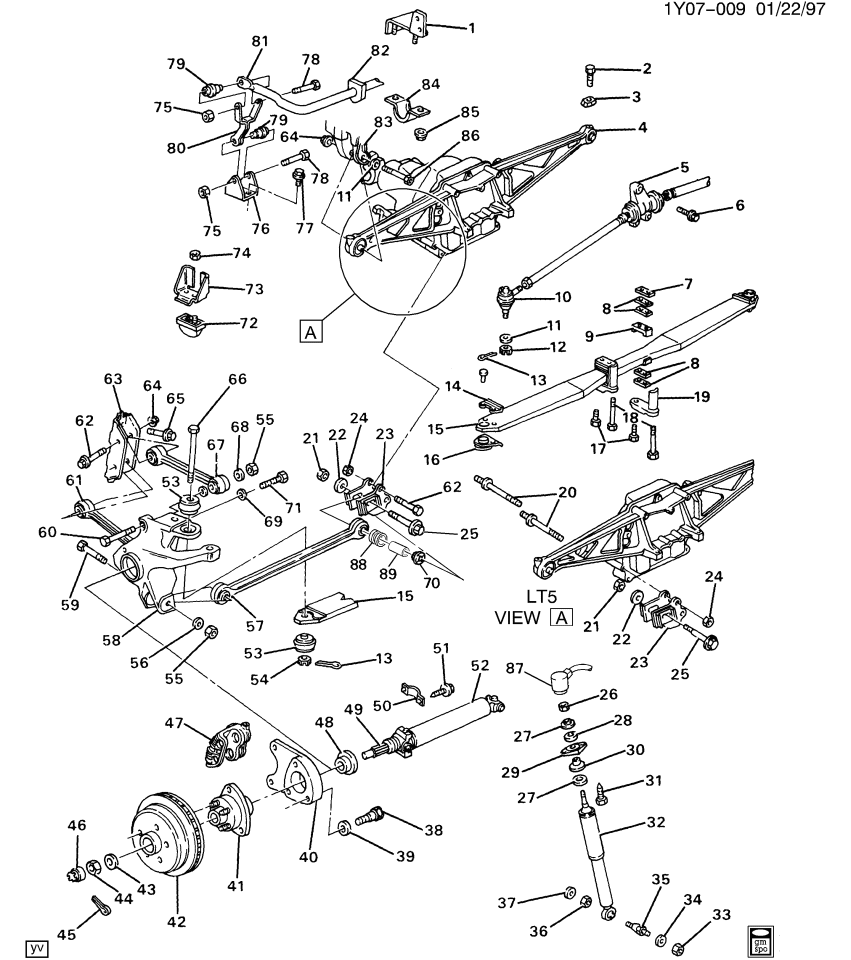GM 14048993 Plate, Rear Spring Anchor
