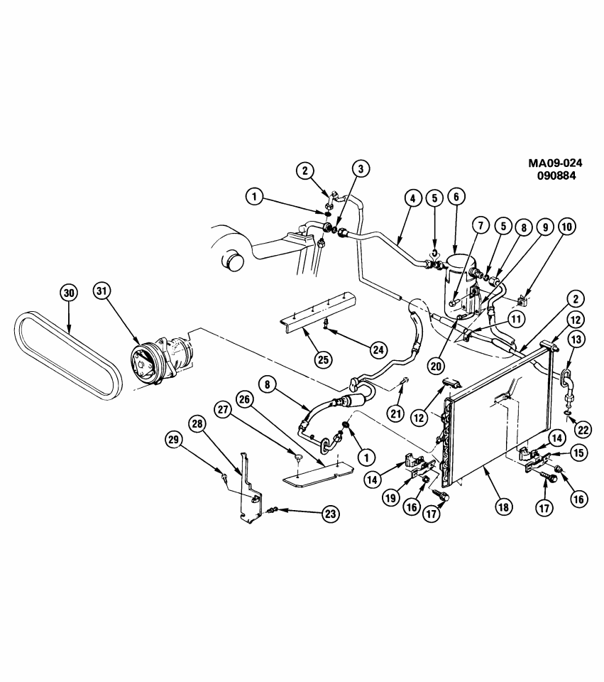 GM 25524341 Hose Asm,A/C Compressor