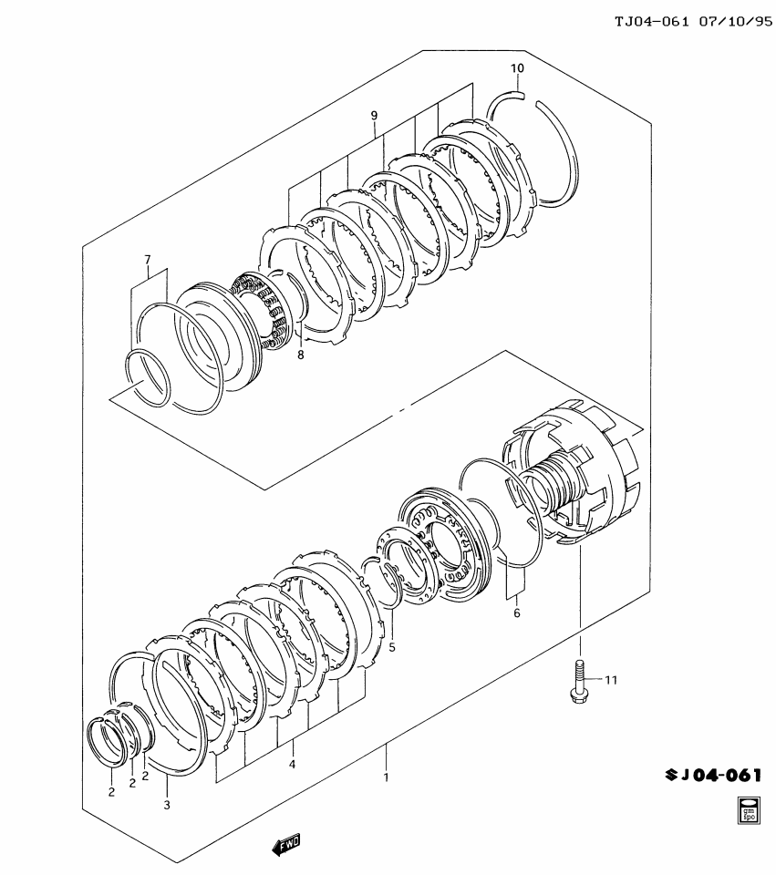 GM 91172499 Ring,Direct Clutch Back Plain Retaining (On Esn)