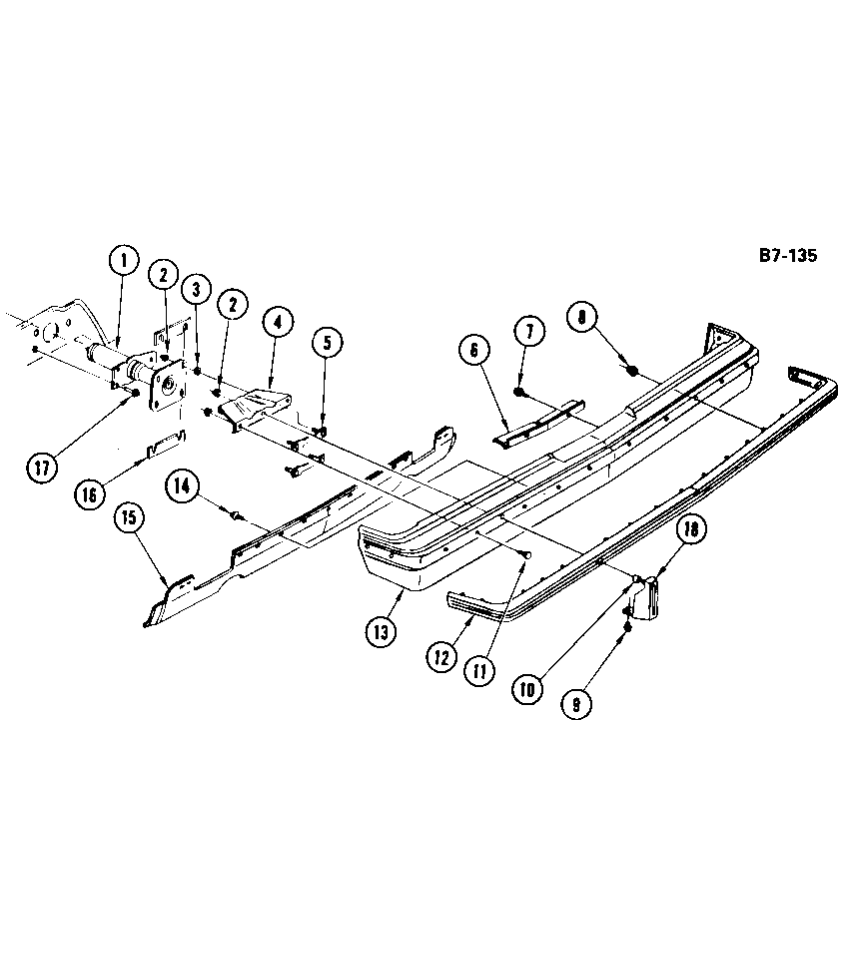 GM 1262892 Guard,Rear Bumper