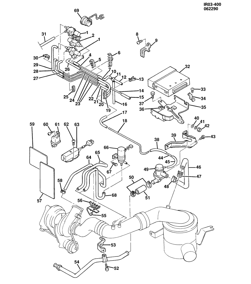 GM 94400897 BRACKET, Emission Control System