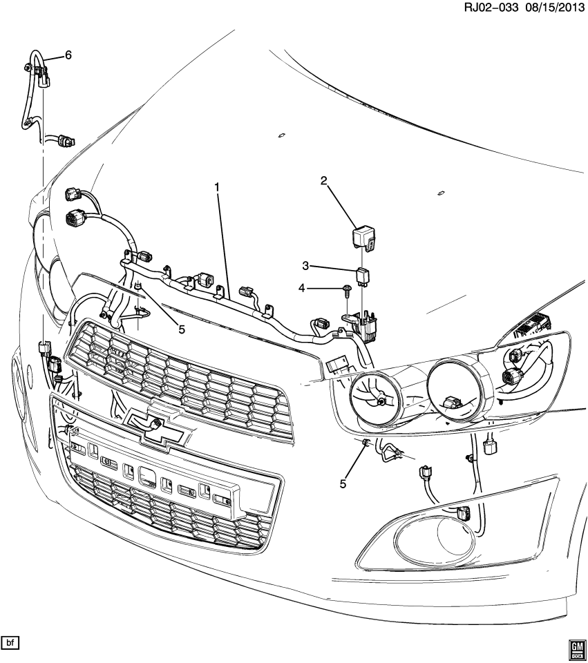 GM 95129566 Harness Assembly, Fwd Lamp Wiring
