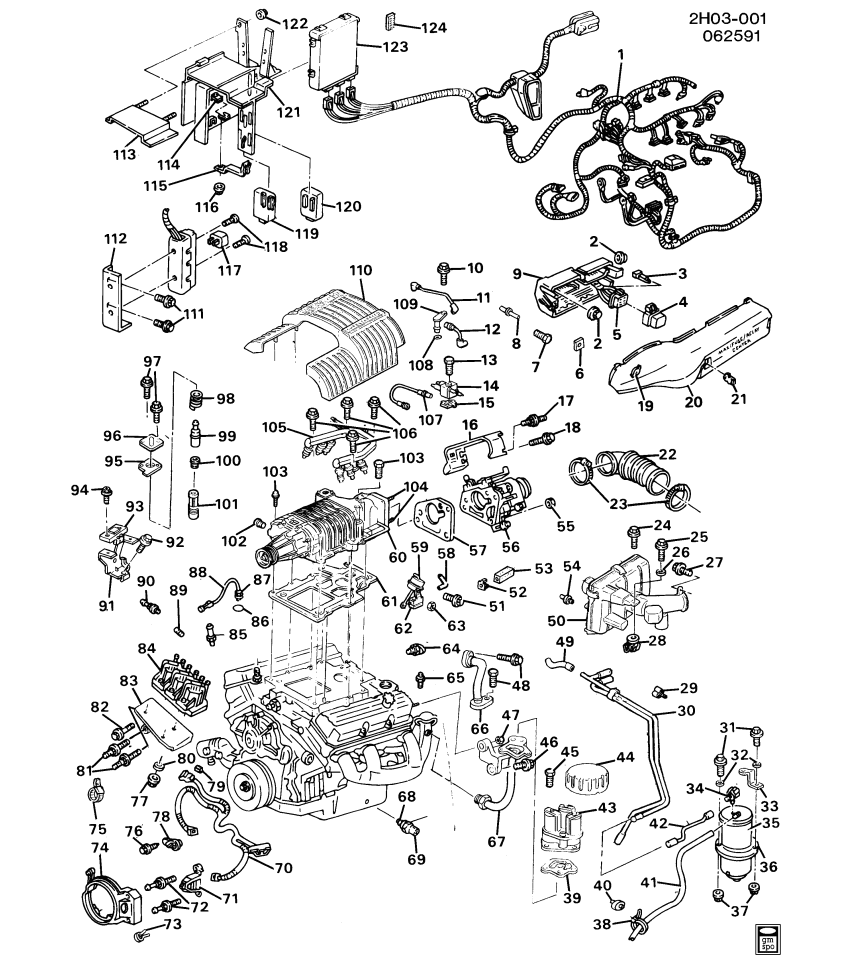 GM 25622052 Bracket, Map Sensor