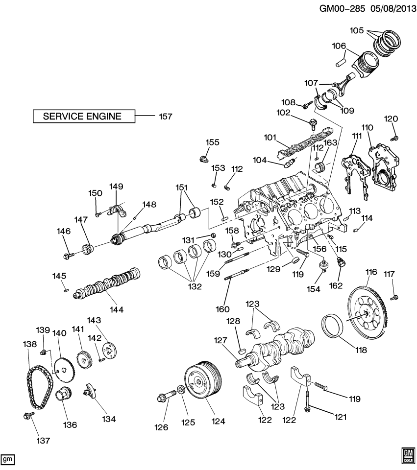 GM 19168947 Engine Asm,Gasoline (Remanufacture)