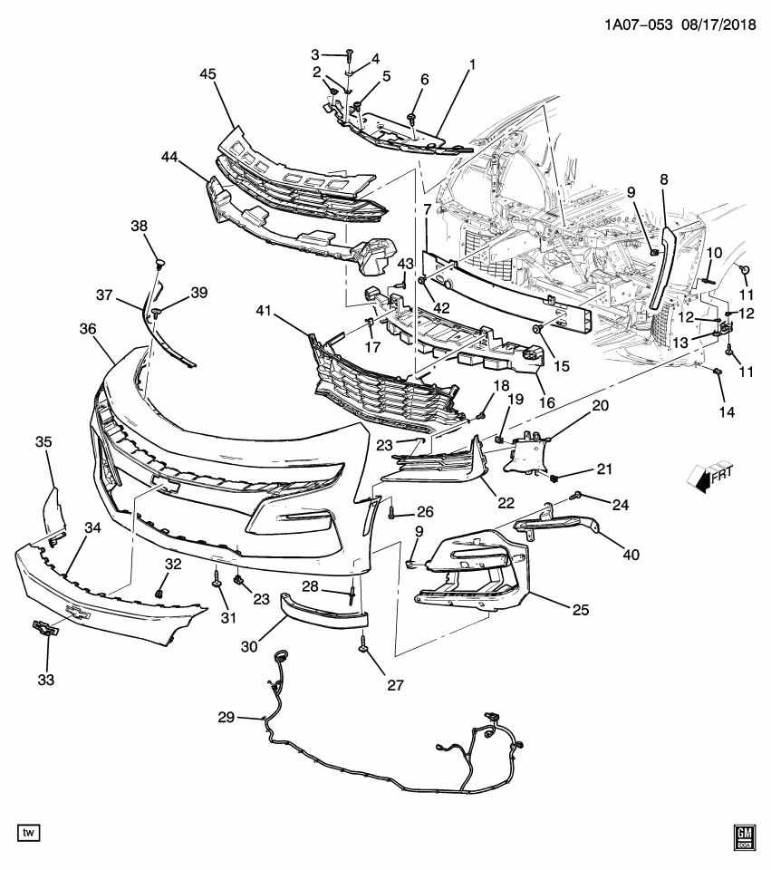GM 84583304 Cover, Front Grl Opg