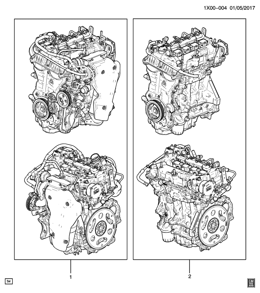 GM 12683447 Engine Assembly, Gasoline (Service)