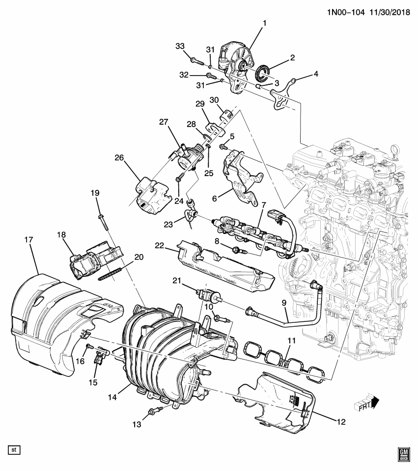 GM 12654012 Insulator, Fuel Pump