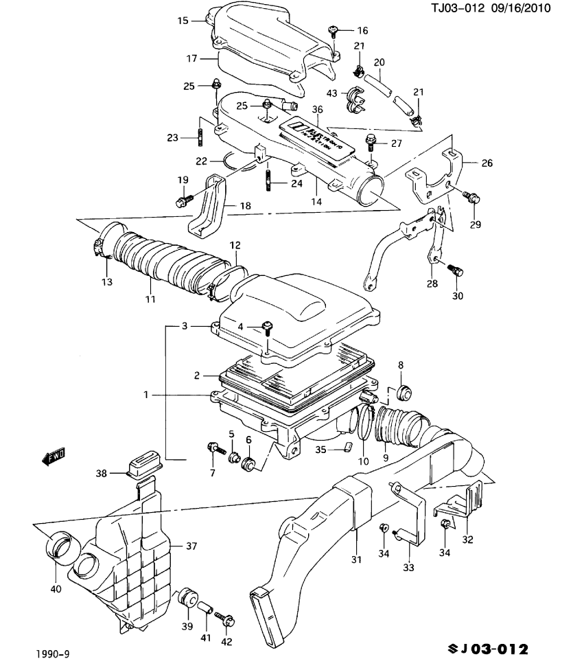 GM 96067415 BRACKET, Air Cleaner